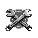 memorial for Bill ironworker cross spud wrenches tattoo design idea