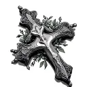 Rosary Cross tattoo design idea