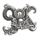 CDR letters only way tattoo design idea