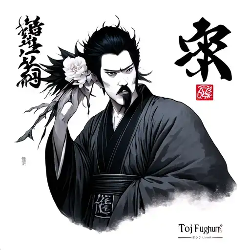 Toji Fushiguro tattoo design idea
