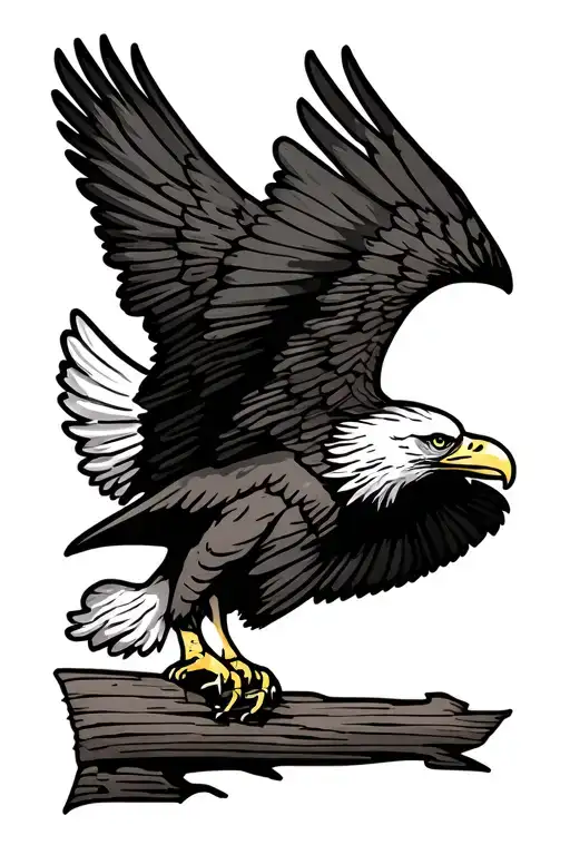 eagle scout badge tattoo design idea