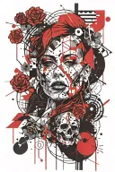 Even if everyone, I will not be continuous black. tattoo design idea