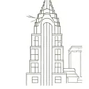chrysler building tattoo design idea