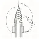 chrysler building tattoo design idea