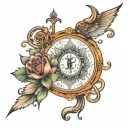 1 Peter 5:7 tattoo design idea