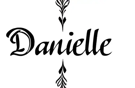 "Danielle " tattoo design idea