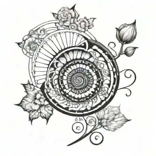 fibonacci sequence tattoo design idea