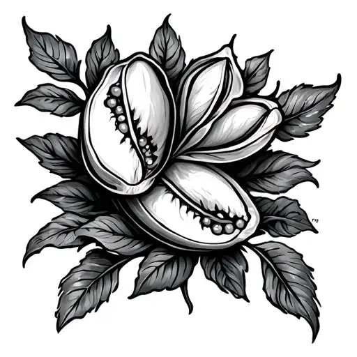 2 Peas In A Pod tattoo design idea