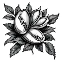 2 Peas In A Pod tattoo design idea