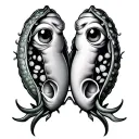 2 Peas In A Pod tattoo design idea