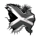 America vs South Africa tattoo design idea