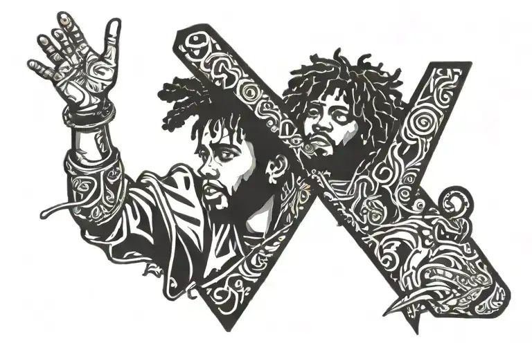 love yourz j cole tattoo design idea