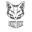 "Fox Box" "Fox Box" mechanical fox head made from batteries tattoo design idea