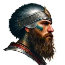 slavic warrior tattoo design idea