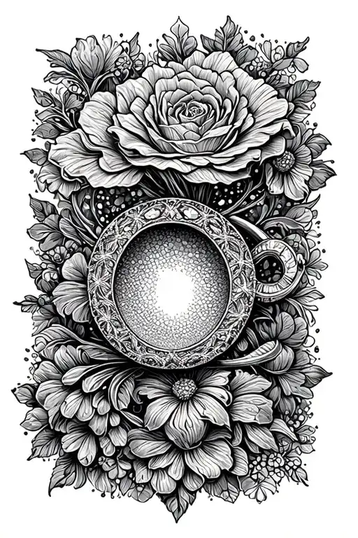 Wedding Ring tattoo design idea
