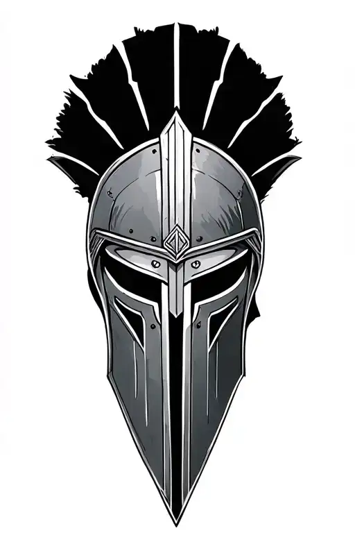 spartan warrior tattoo design idea