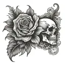 Tattoo mourning tattoo design idea