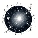 orion constellation tattoo design idea