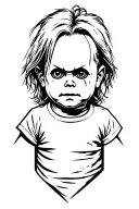 Chucky tattoo design idea