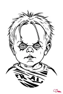 Chucky tattoo design idea