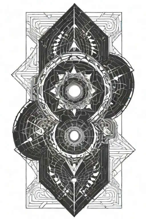 Blackhole interstellar tattoo design idea