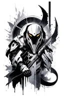 Warframe collage tattoo design idea