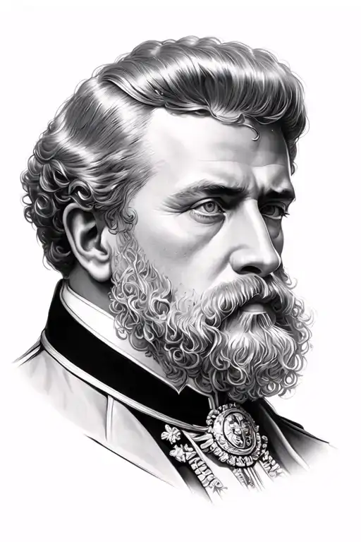 kaiser karl on finger tattoo design idea