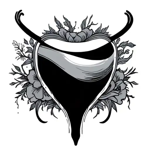 Vaginal tattoo design idea