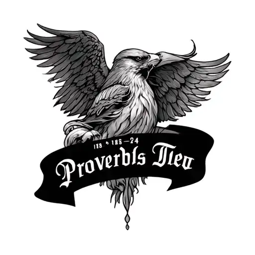 Proverbs 18 24 tattoo design idea