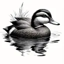 Mallard Duck tattoo design idea