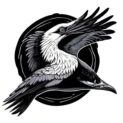 Frigate Bird tattoo design idea