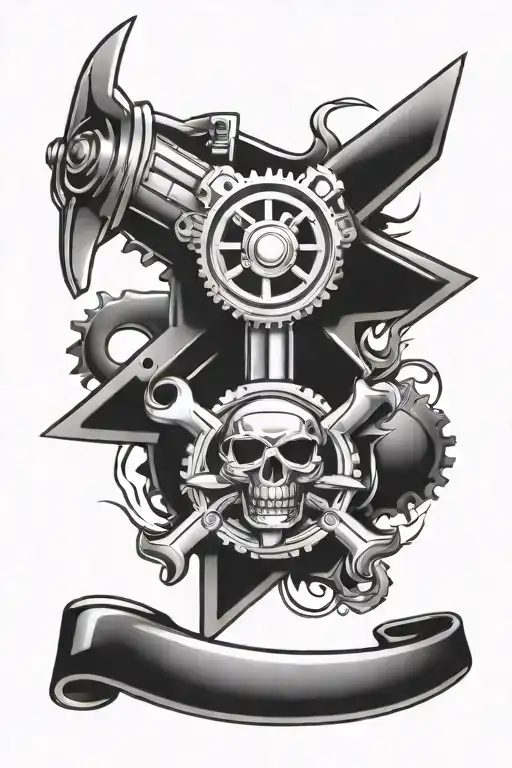 mechanic memorial tatoo design tattoo design idea