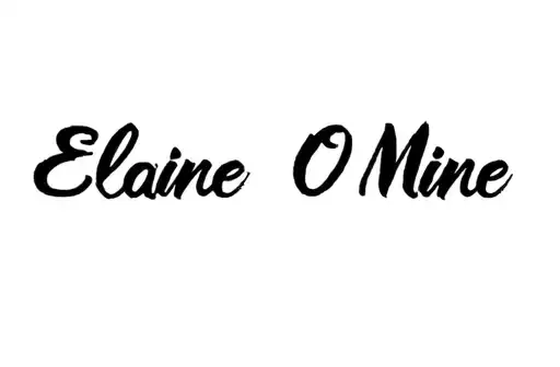 "Elaine 0 Mine" tattoo design idea