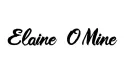 "Elaine 0 Mine" tattoo design idea