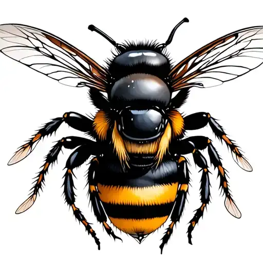 Killer Bee tattoo design idea
