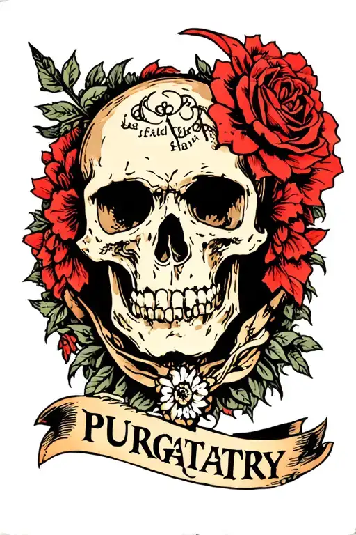 purgatory  tattoo design idea