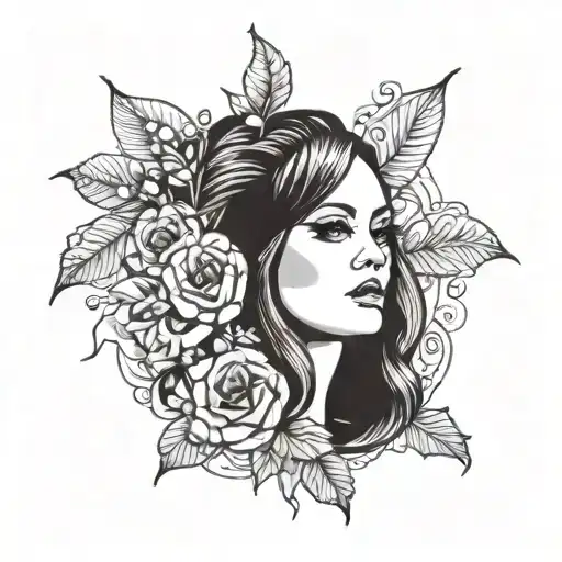 Adele tattoo design idea