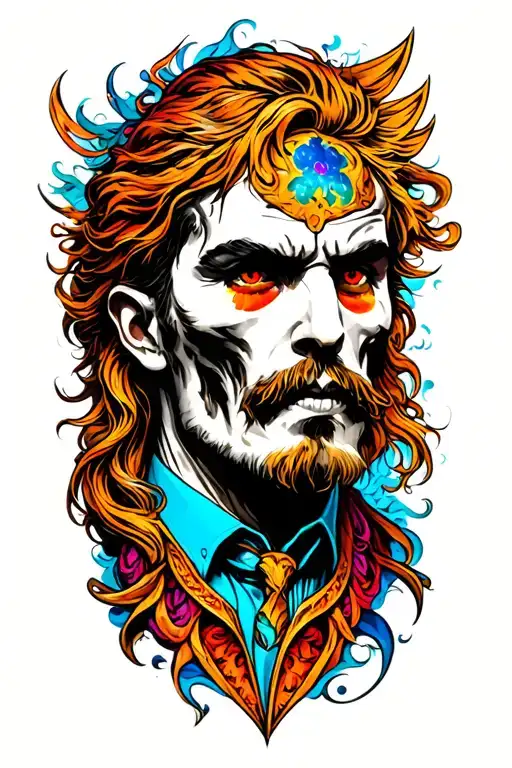 Ian, sagitarius, texas tattoo design idea