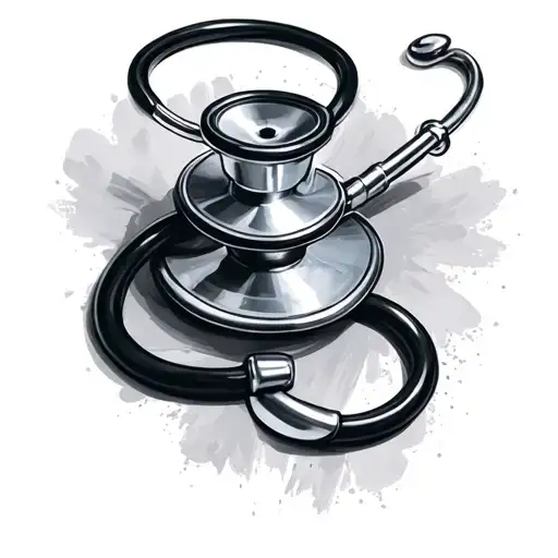 Stethoscope tattoo design idea