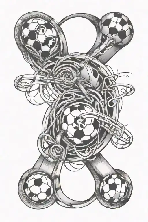 Infinity Symbol, soccer, Darts, SVEO Letters, J letter tattoo design idea