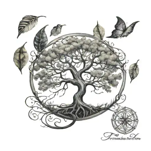 tree of life tattoo tattoo design idea
