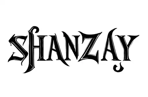 "Shanzay" tattoo design idea