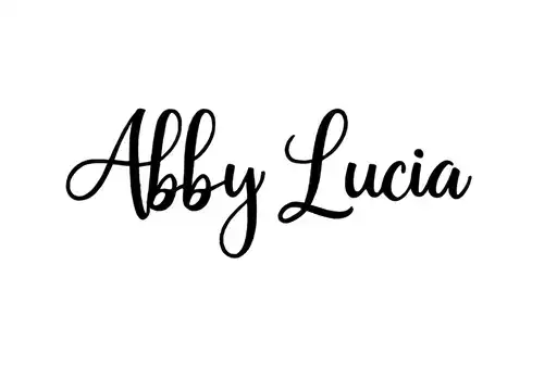 "Abby Lucia. " tattoo design idea