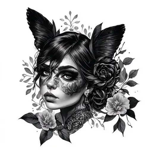 Femdom tattoo design idea