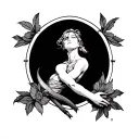 On Triceps tattoo design idea