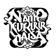 text "NANKURUNAISA" tattoo design idea