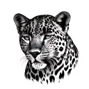 Leopard Print tattoo design idea
