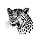 Leopard Print tattoo design idea