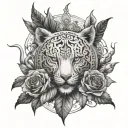 Hello, I would like you to create a tattoo for me, quite dark or not (don't hesitate to make several suggestions) of a mi tattoo design idea