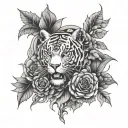 Hello, I would like you to create a tattoo for me, quite dark or not (don't hesitate to make several suggestions) of a mi tattoo design idea